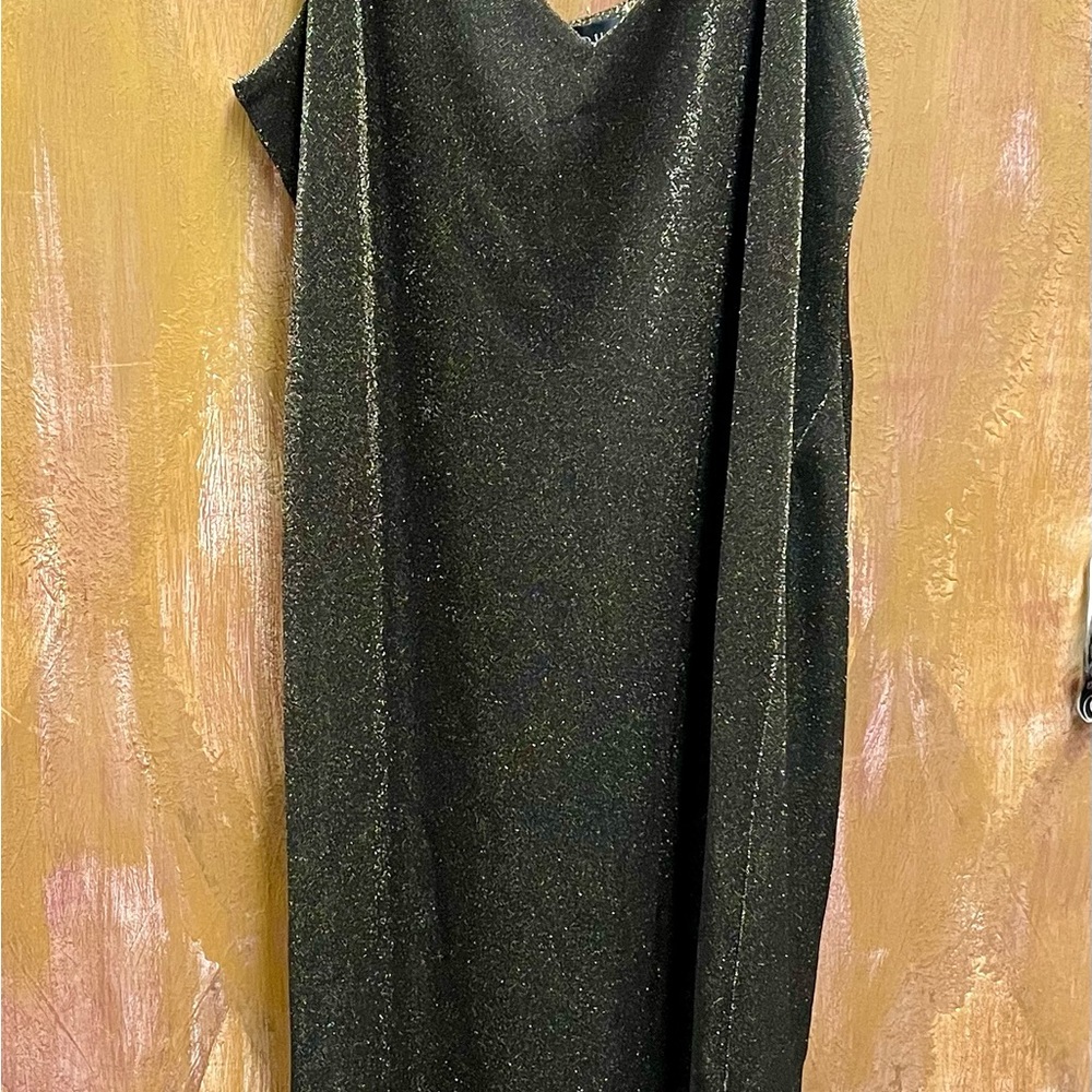 Eloquii Gold Metallic Dress
